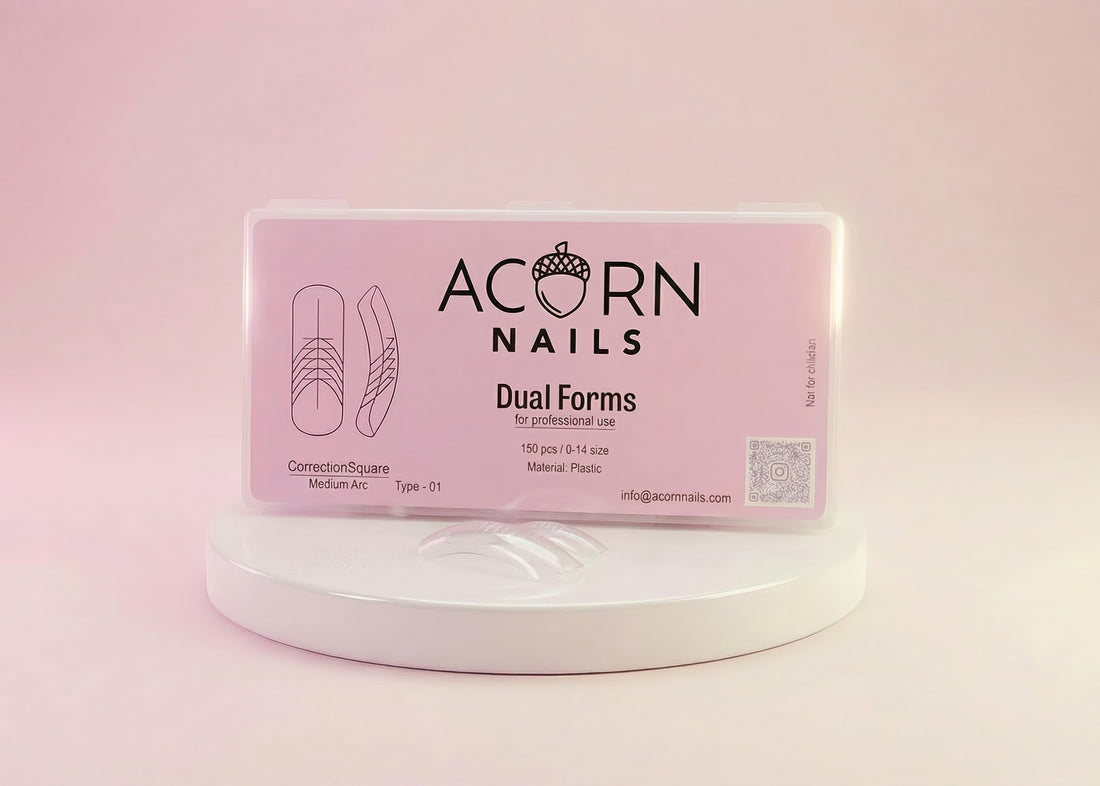 ACORN NAILS — Dual Forms Correction Square Type - 01