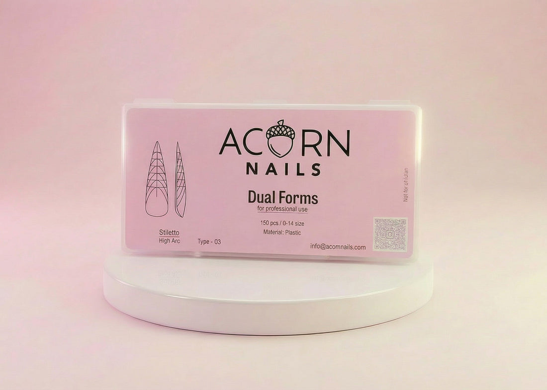 ACORN NAILS — Dual Forms Stiletto Type - 03