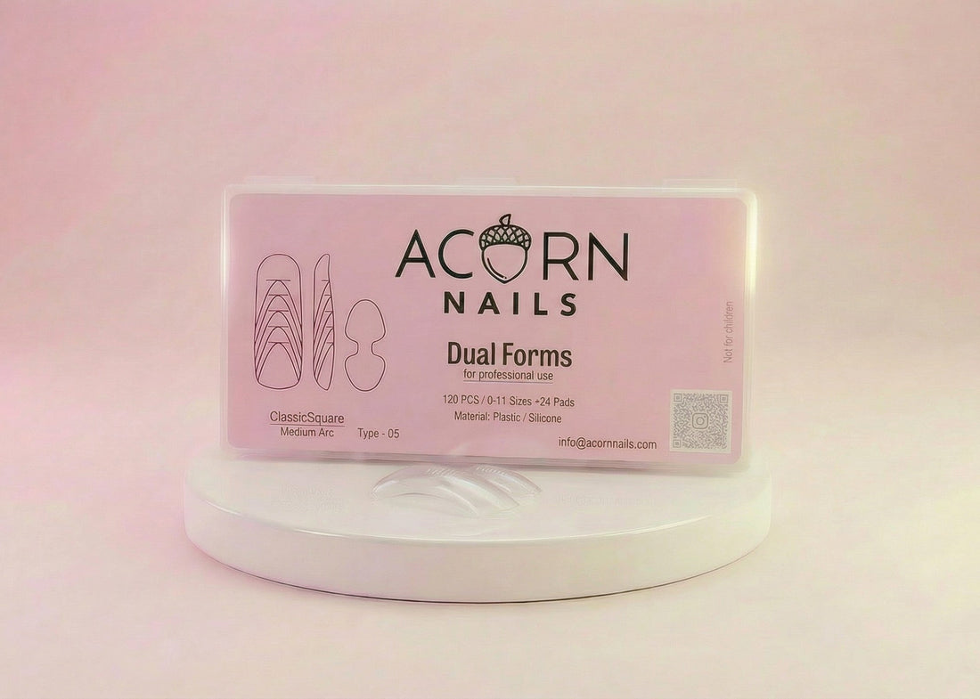 ACORN NAILS — Dual Forms Classic Square Type - 05